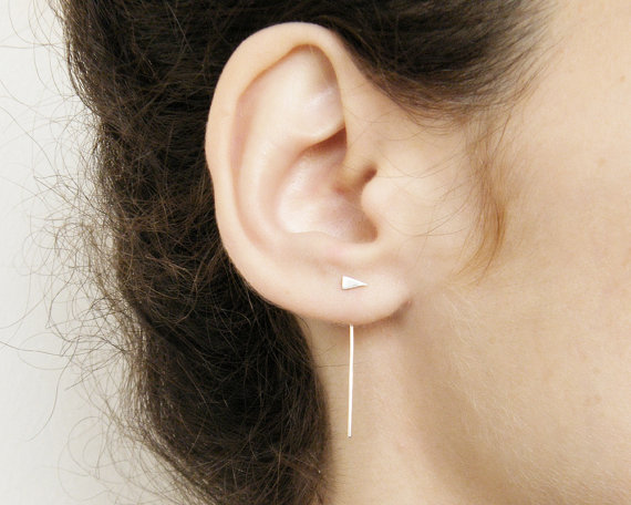 Simple drop earrings