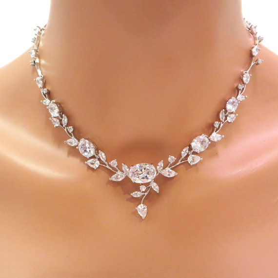 Crystal Wedding necklace