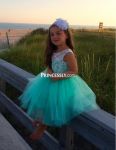 Customer picture for Princess Ivory Lace Blush Pink Tulle Flower Girl Dress