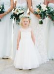 Customer picture for Ivory Lace Tulle TUTU Ball Gown Princess Flower Girl Dress