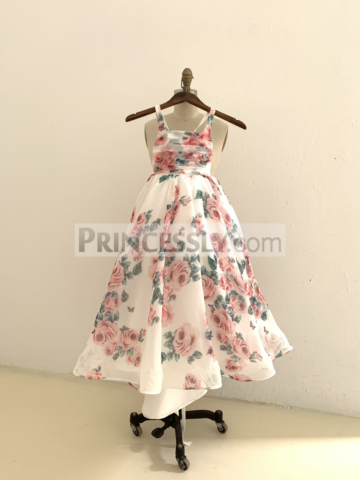 Princessly.com-K1004207-A-line Floral Print Chiffon Straps Corset Back Wedding Flower Girl Dress Kids Party Dress-31