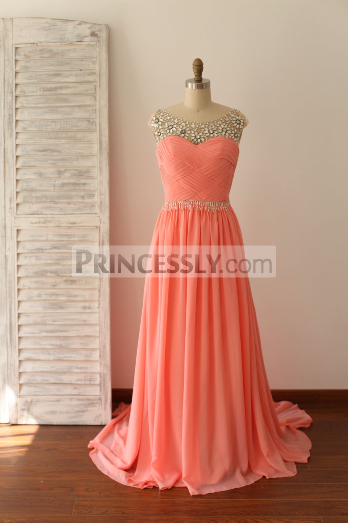 Princessly.com-K1000219-Beaded Coral Chiffon Long Prom Dress-31