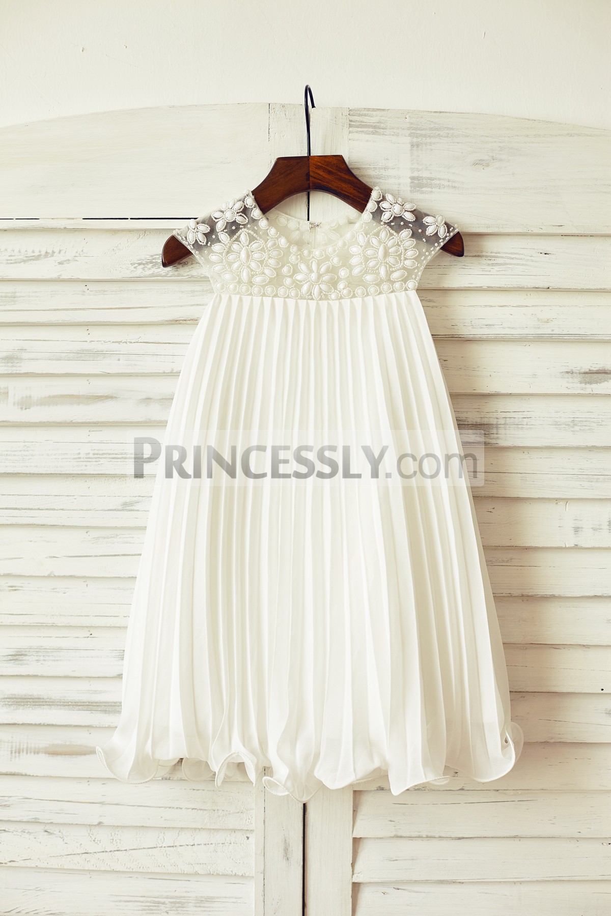 Princessly.com-K1000082-Beaded Ivory Chiffon Flower Girl Dress-31