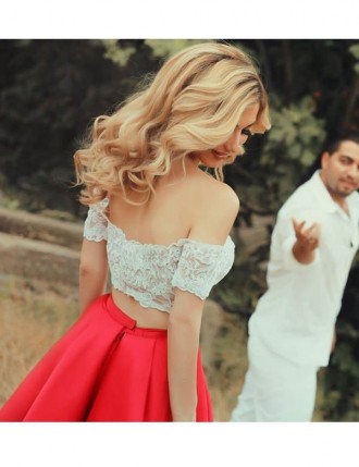 Princessly.com-K1004118-Two Piece Red Chiffon Straps V Back Wedding Party Evening Dress-20