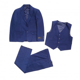 Princessly.com-K1003864-Boys 3 Pieces Formal Occassion Suit Set with Navy Blue Pinstripe-20