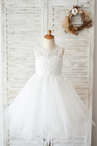 Princessly.com-K1004028-Sheer Back Ivory Lace Tulle Wedding Flower Girl Dress-20