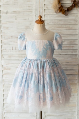 Princessly.com-K1004132-Blue Lace Short Sleeves Wedding Flower Girl Dress-20