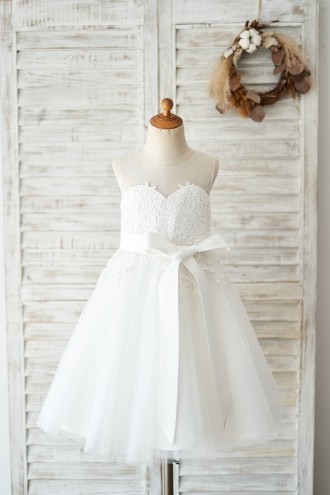 Princessly.com-K1004037-Keyhole Back Ivory Lace Tulle Wedding Flower Girl Dress-20