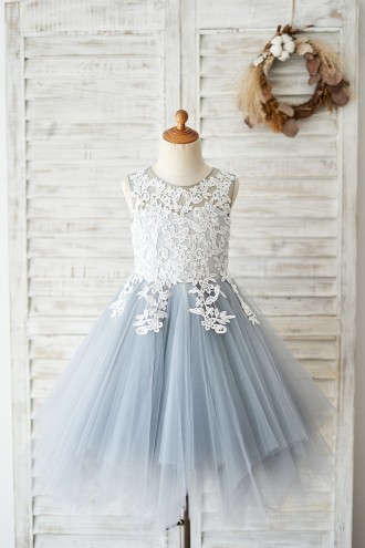 Princessly.com-K1004033-Princess Ivory Lace Gray Tulle Wedding Flower Girl Dress-20