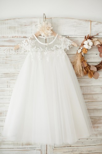 Princessly.com-K1003874-Boho Beach Sheer Neck Ivory Tulle Lace Wedding Flower Girl Dress-20