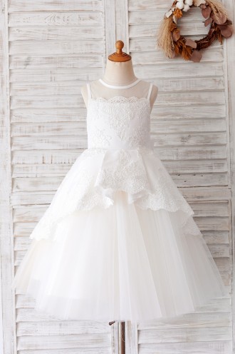 Princessly.com-K1004056-Ivory Lace Tulle Sheer Back Wedding Party Flower Girl Dress-20