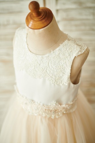 Princessly.com-K1003856-Ivory Lace Champagne Tulle Wedding Flower Girl Dress-20