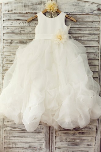 Princessly.com-K1003219-Ivory Satin Organza Ruffle Ball Gown Princess Flower Girl Dress with Feather Flower-20