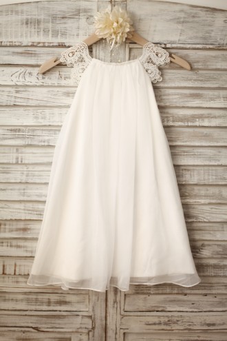 Princessly.com-K1003222-Lace Cap Sleeves Boho Beach Ivory Chiffon Flower Girl Dress-20
