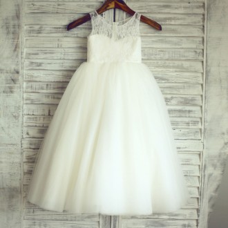 Princessly.com-K1003204-Ivory Lace Tulle TUTU Ball Gown Princess Flower Girl Dress-20