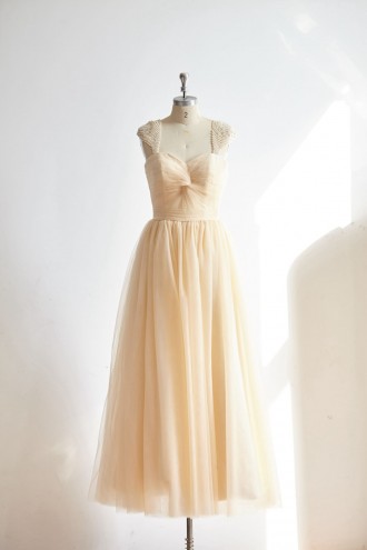 Princessly.com-K1000319-Sweetheart Champagne Tulle Pearl Cap Sleeves Long Prom Party Dress-20