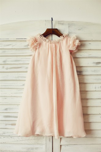 Princessly.com-K1000088-Boho Beach Blush Pink Chiffon Flower Girl Dress with Butterfly Sleeves-20