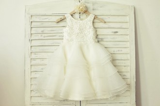 Princessly.com-K1000176-Ivory Organza Lace Appliqué Flower Girl Dress-20