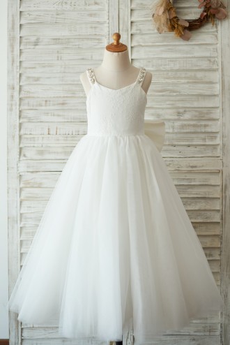 Princessly.com-K1003529-Deep V Back Ivory Lace Tulle Wedding Flower Girl Dress with Bow-20