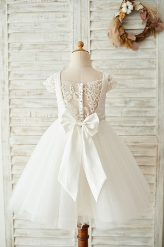Princessly.com-K1003672-Satin Tulle Beaded Lace Cap Sleeves Sheer Back Wedding Flower Girl Dress with Bow-20