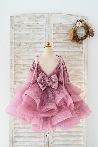 Princessly.com-K1004182-Mauve Glittering Tulle Spaghetti Straps V Back Wedding Flower Girl Dress Kids Party Dress-20