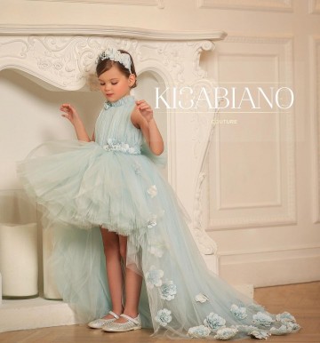 Princessly.com-K1004167-Dusty Blue Tulle Hi Low Wedding Flower Girl Dress Kids Party Dress with Long Train-20