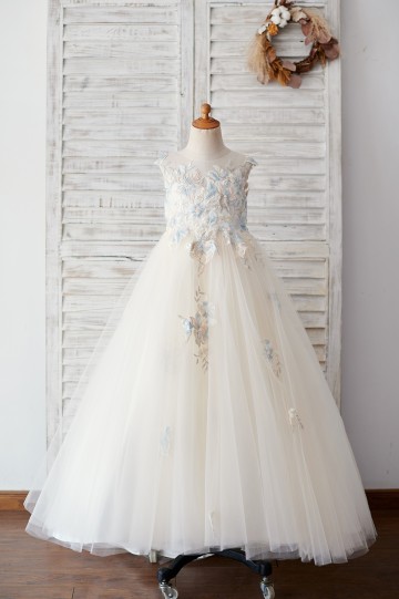 Princessly.com-K1003889-Champagne Tulle Beaded Lace V Back Wedding Flower Girl Dress-20