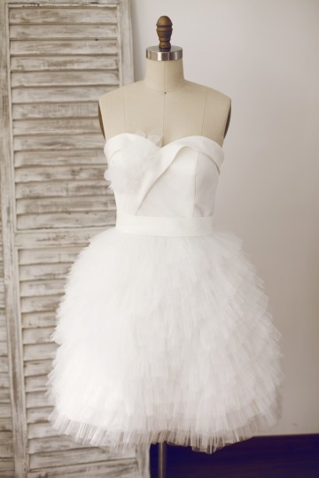 Princessly.com-K1003331 Simple Sweetheart Neckline Ruffles Tulle Short Dress-20