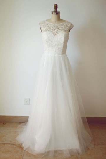 Princessly.com-K1000253-Sheer Illusion Lace Tulle Wedding Dress-20
