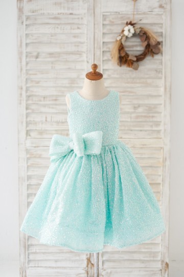Princessly.com-K1004177-V Back Blue Sequin Wedding Flower Girl Dress Kids Party Dress with Bow-20