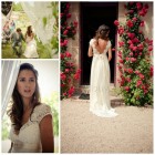 Princessly.com-K1004112-Ivory Lace Chiffon Cap Sleeves V Back Wedding Party Evening Dress-01