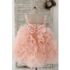 Princessly.com-K1004162-Fluffy Sleeves Beaded Pink Tulle Organza Wedding Flower Girl Dress Kids Party Dress-07