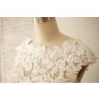 Princessly.com-K1000053-Vintage Deep V Back Lace Chiffon Wedding Dress-01