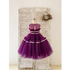 Princessly.com-K1004213-Princess Sheer Neck Pleated Purple Tulle Wedding Flower Girl Dress Kids Party Dress with Bow-01