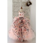 Princessly.com-K1004160-Ball Gown Embroidery Lace Tulle Cap Sleeves Keyhole Back Wedding Flower Girl Dress Kids Party Dress-01