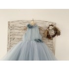 Princessly.com-K1004167-Dusty Blue Tulle Hi Low Wedding Flower Girl Dress Kids Party Dress with Long Train-01