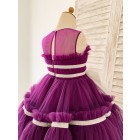 Princessly.com-K1004213-Princess Sheer Neck Pleated Purple Tulle Wedding Flower Girl Dress Kids Party Dress with Bow-01