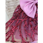Princessly.com-K1004205-One Shoulder Fuchsia Sequin Satin Wedding Flower Girl Dress Kids Birthday Party Dress-07