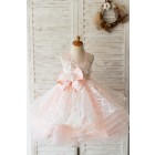 Princessly.com-K1004131-Pink Tulle Beaded Lace Wedding Flower Girl Dress Kids Party Dress-01