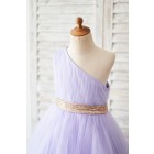 Princessly.com-K1004042-One Shoulder Hi-Low Lavender Tulle Wedding Flower Girl Dress-01