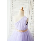 Princessly.com-K1004042-One Shoulder Hi-Low Lavender Tulle Wedding Flower Girl Dress-01