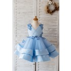 Princessly.com-K1004217-V Neck Blue Satin Butterfly Wedding Flower Girl Dress with Horsehair Hem-01