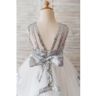 Princessly.com-K1004216-Backless Silver Sequin Tulle Wedding Flower Girl Dress Kids Birthday Party Dress-01