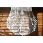 Princessly.com-K1003861-Cathedral Long Tulle 3D Flowers Wedding Veil Bridal Veil-01