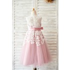 Princessly.com-K1003814-Princess Ivory Lace Mauve Tulle Sheer Neck Wedding Flower Girl Dress-01