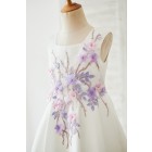 Princessly.com-K1003922-Square Neck Ivory Satin Wedding Flower Girl Dress with Embroidery Lace-01