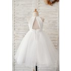 Princessly.com-K1003893-Ivory Chiffon Tulle Halter Neck Keyhole Back Wedding Flower Girl Dress-01