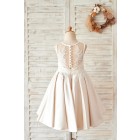Princessly.com-K1004064-Champagne Satin Ivory Lace Sheer Back Wedding Flower Girl Dress-01