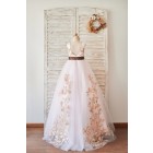 Princessly.com-K1004065-Pink Satin Tulle U Back Wedding Flower Girl Dress with Embroidery Lace-01
