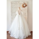 Princessly.com-K1004066-Off Shoulder Ivory Lace Tulle Ball Gown Wedding Flower Girl Dress-01